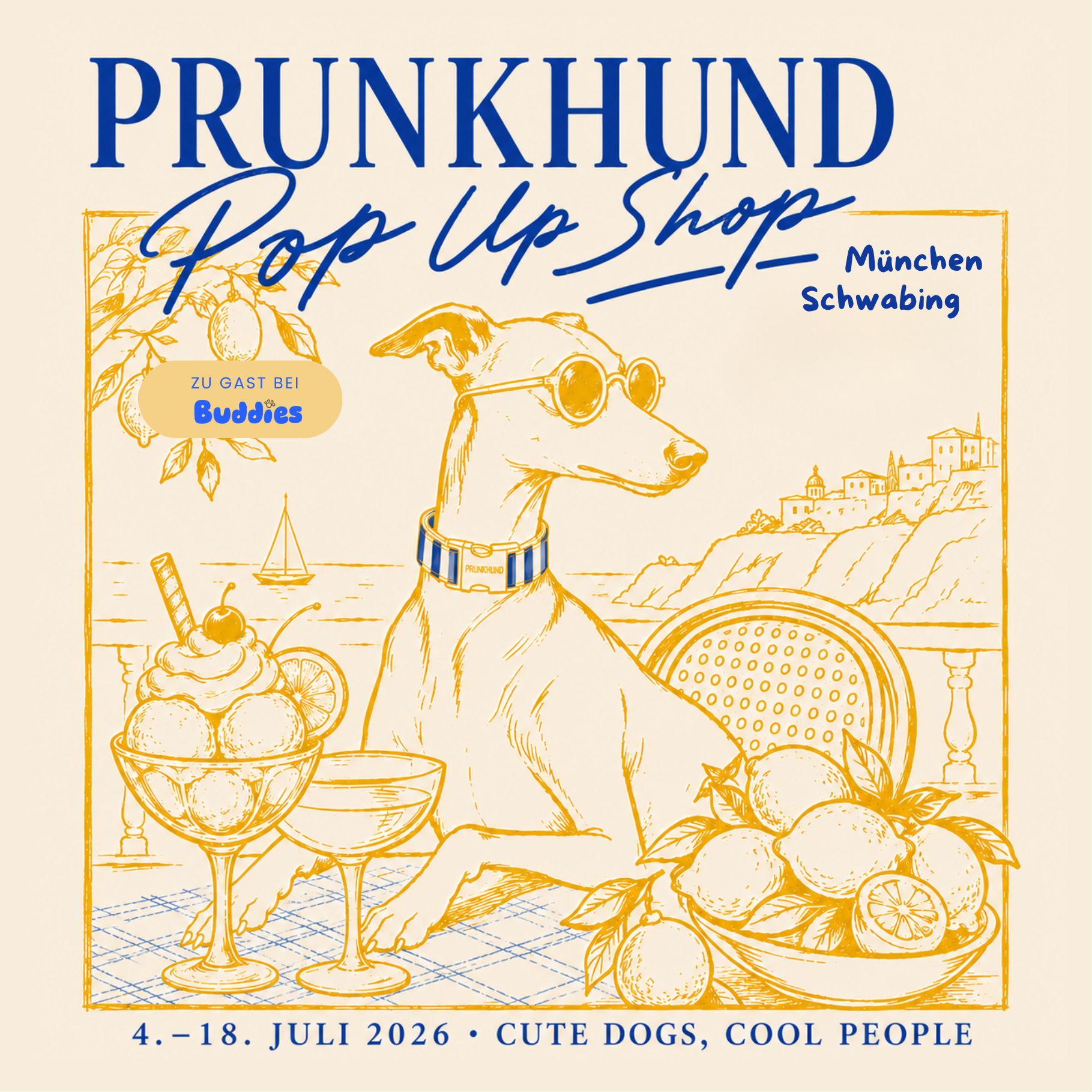 PRUNKHUND Pop Up Shop bei Buddies