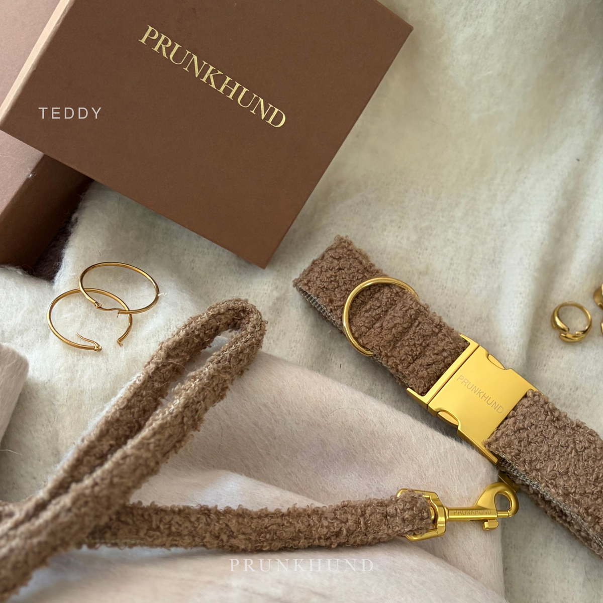 Halsband TEDDY tan