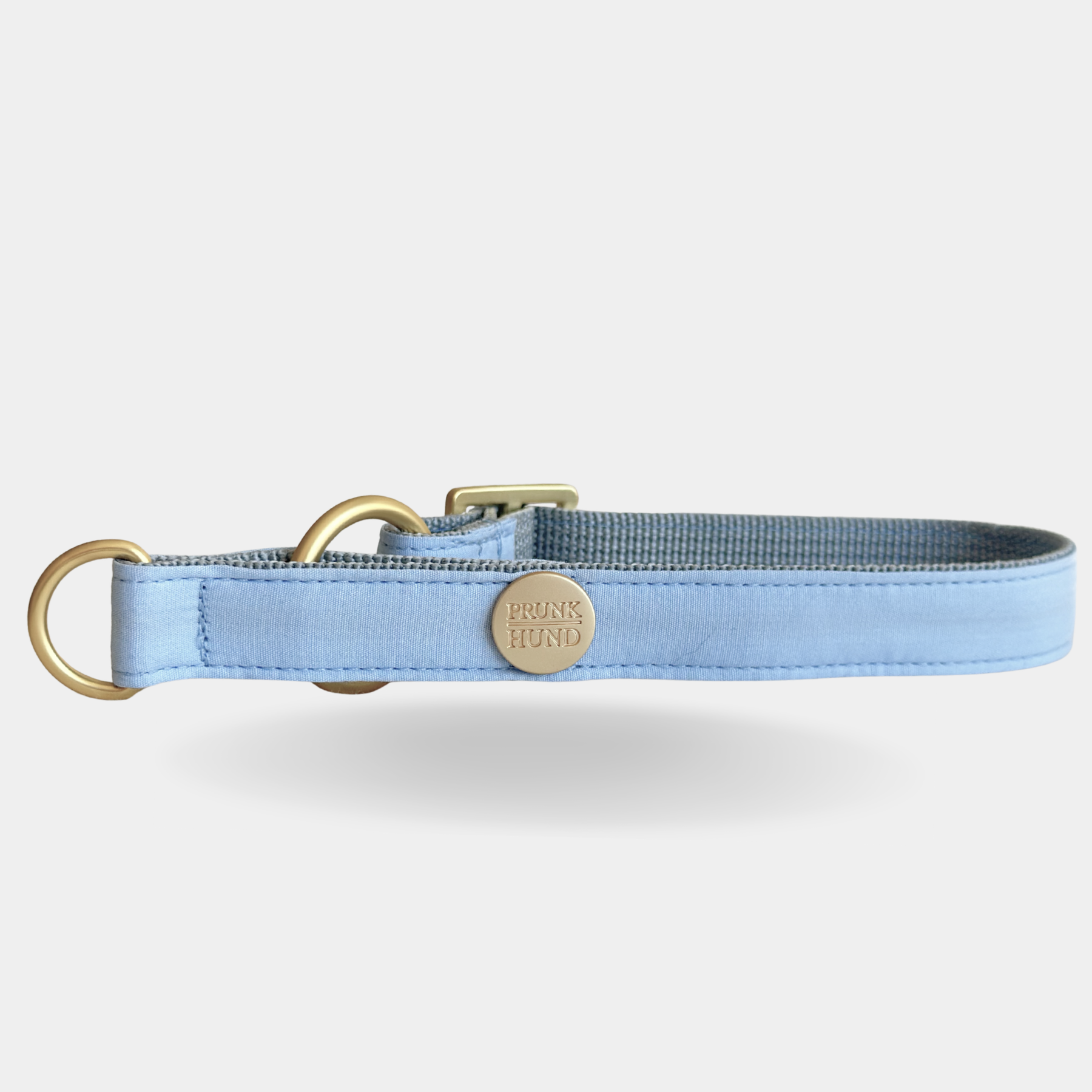 Zugstopp Halsband COTTON blue