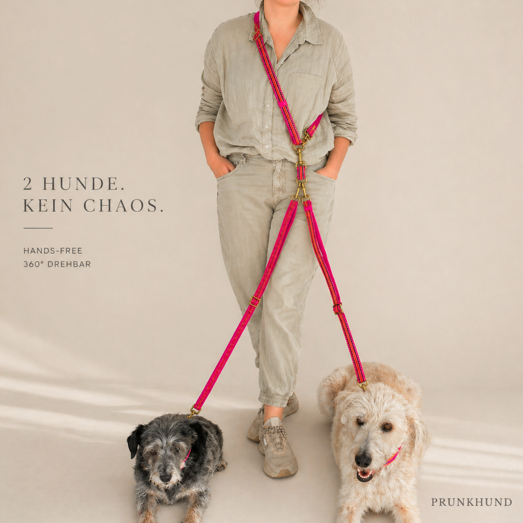 Essential Leine - Bundle für 2 Hunde