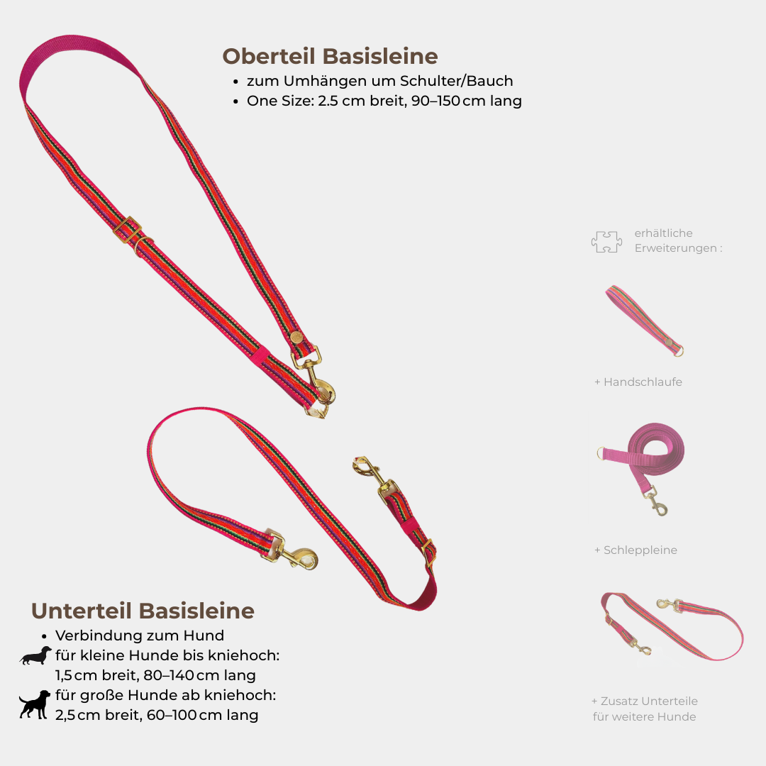 ESSENTIAL leash IBIZA pink