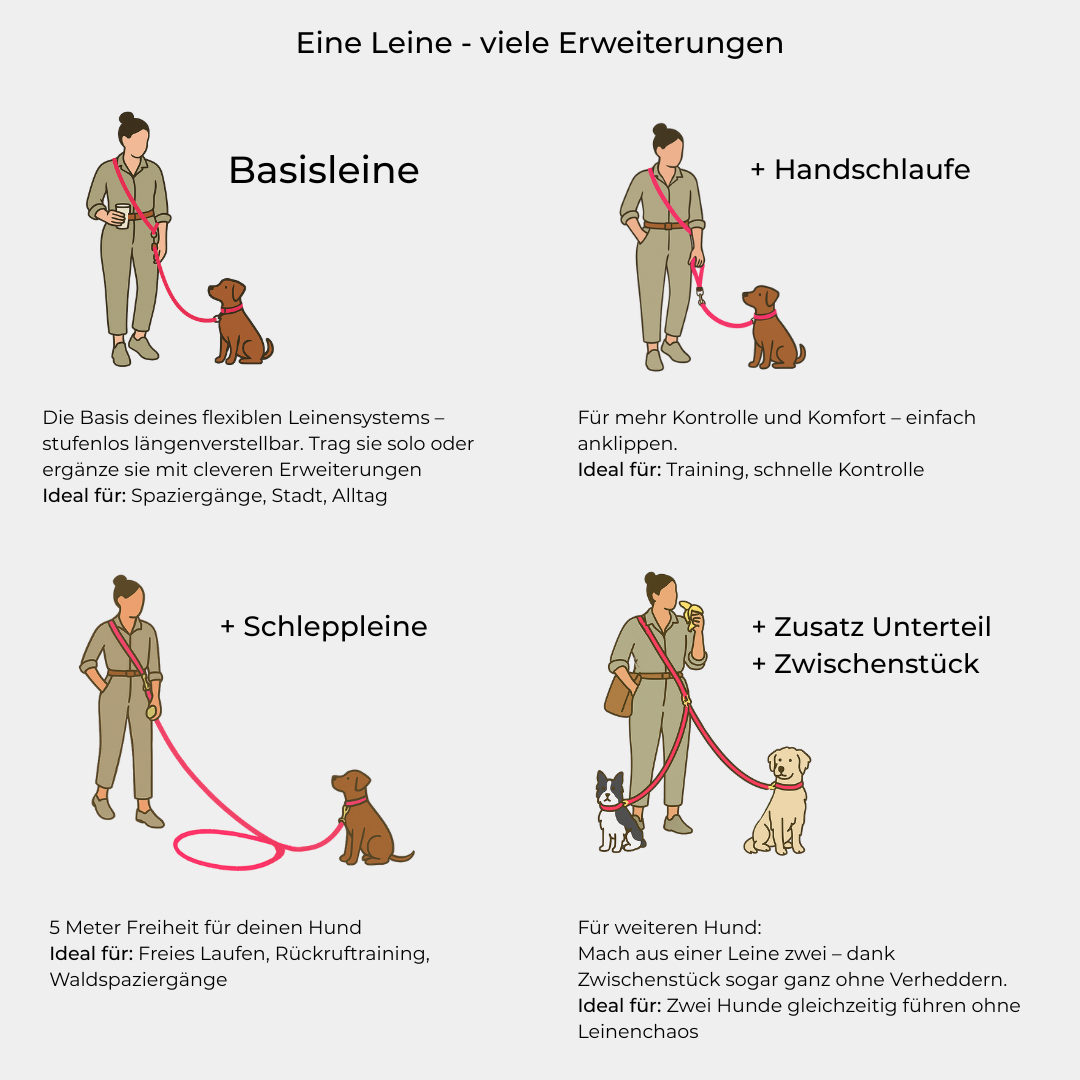 ESSENTIAL Leine CAPRI pink