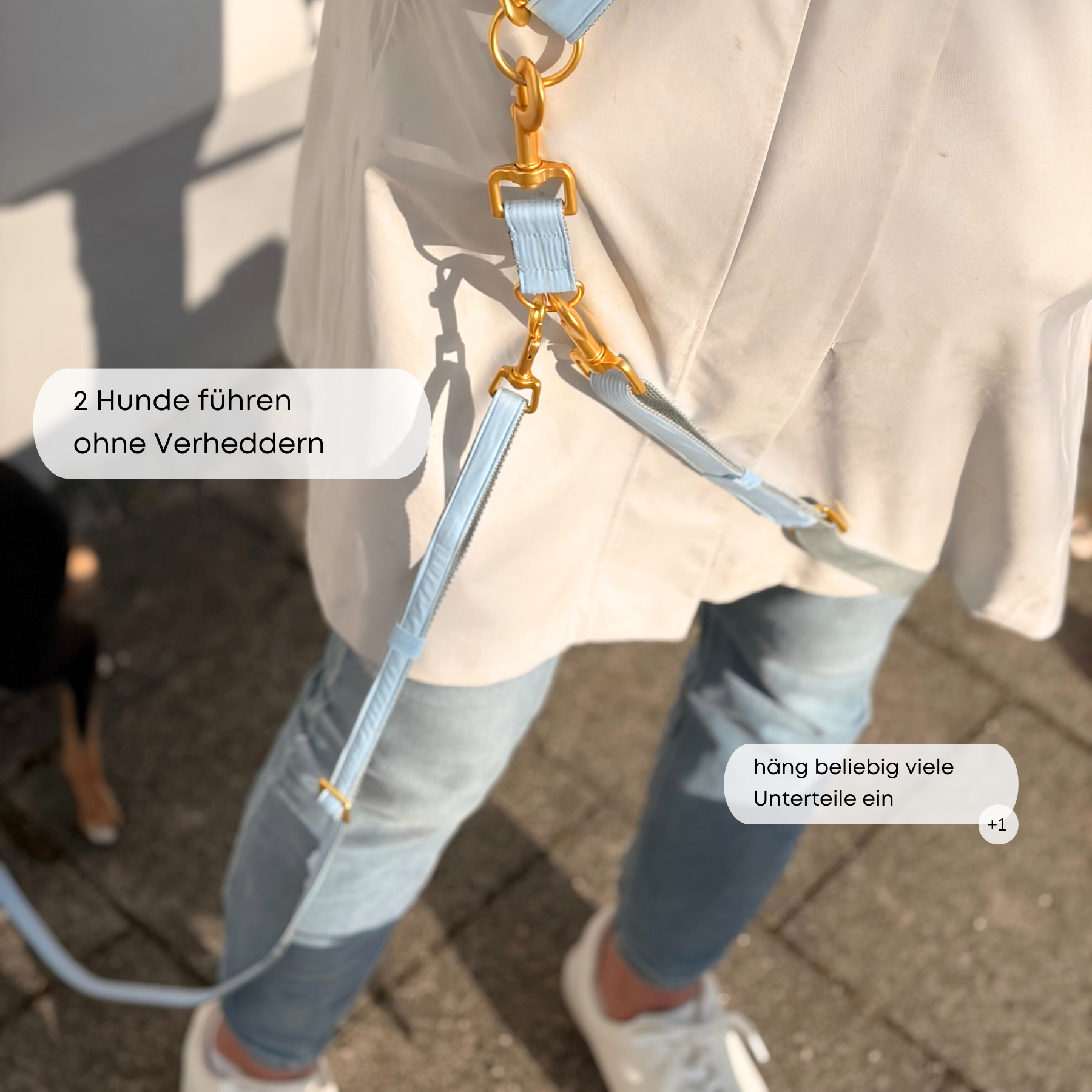 ESSENTIAL ADDITIONAL leash BASIC tan
