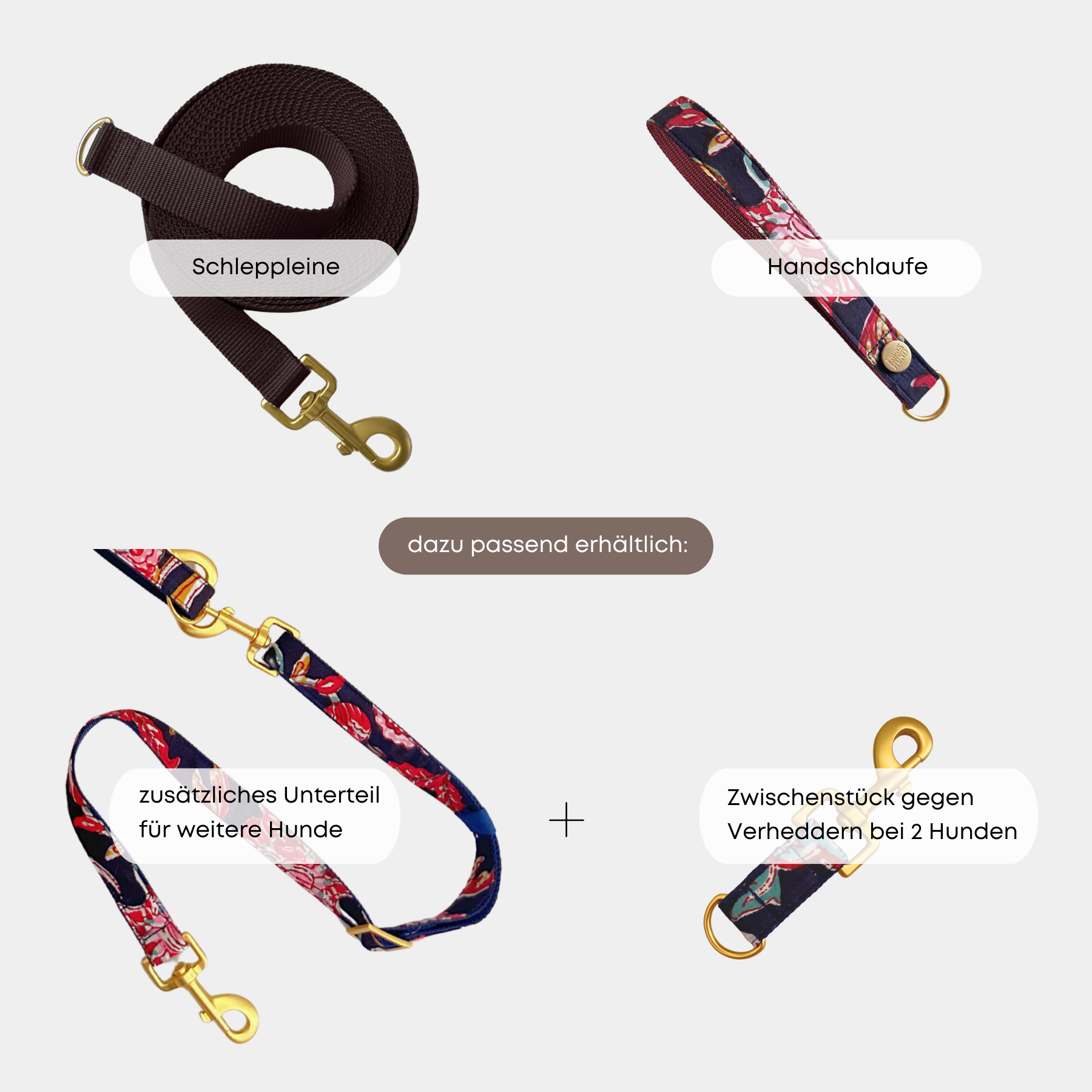 ESSENTIAL leash GOA midnight