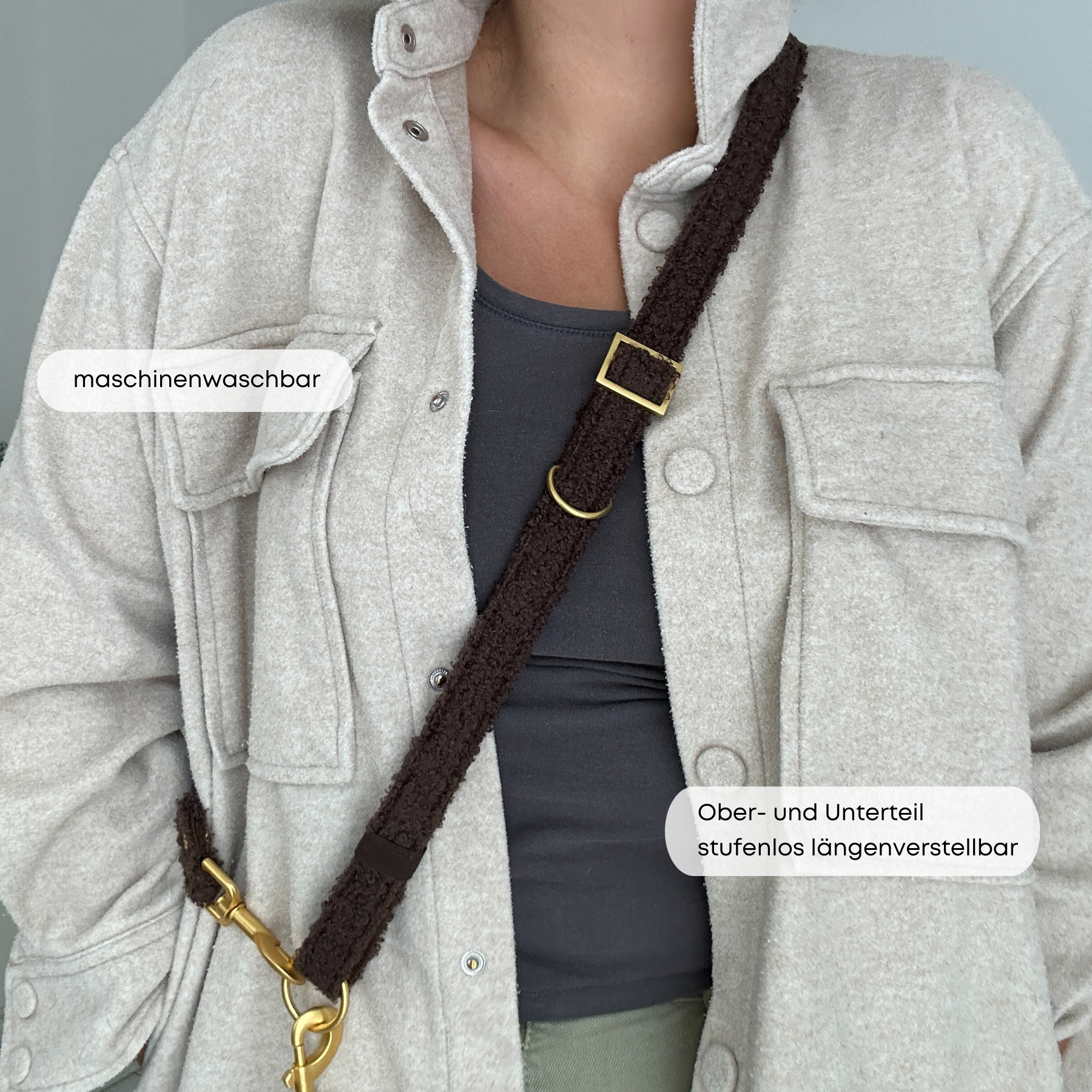 ESSENTIAL Leine TEDDY Mocca