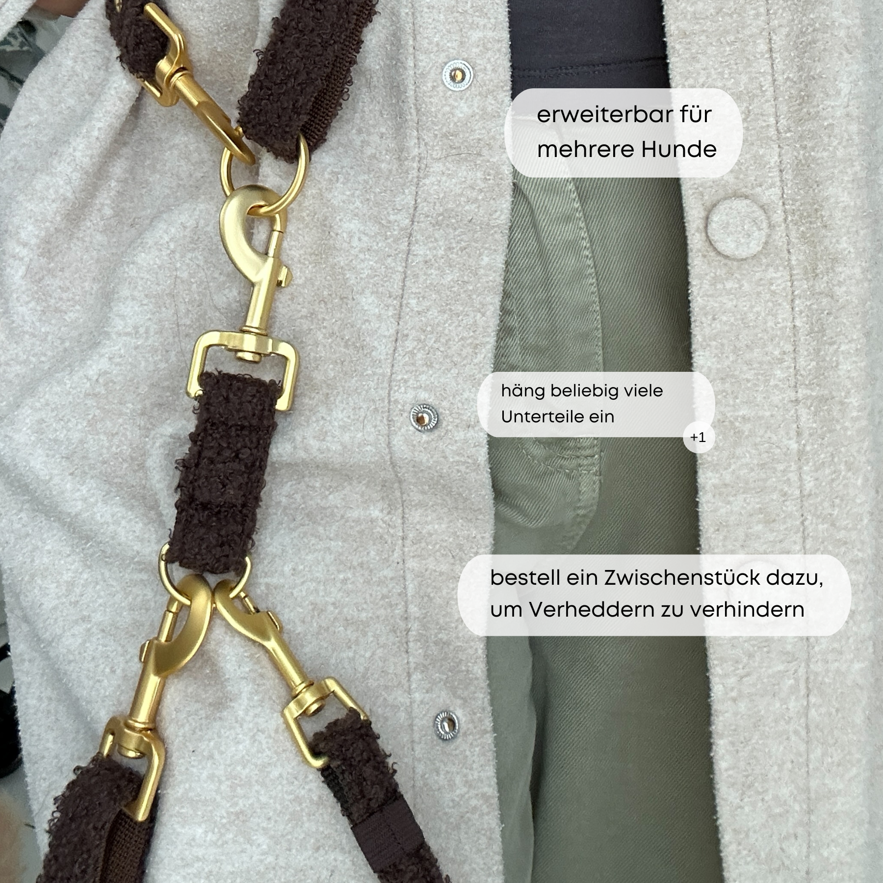 ESSENTIAL Zusatz Unterteil TEDDY mocca