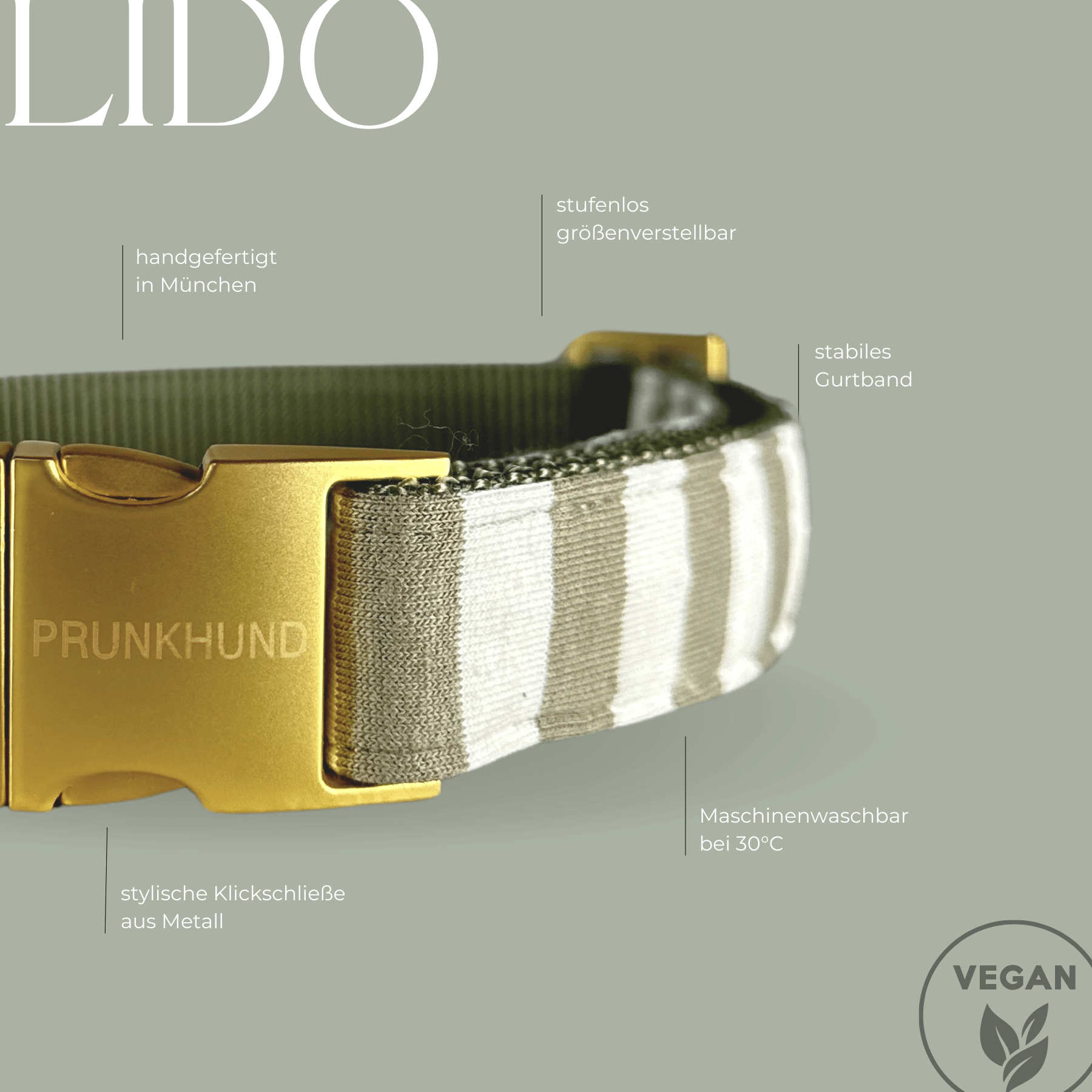LDIO olive collar
