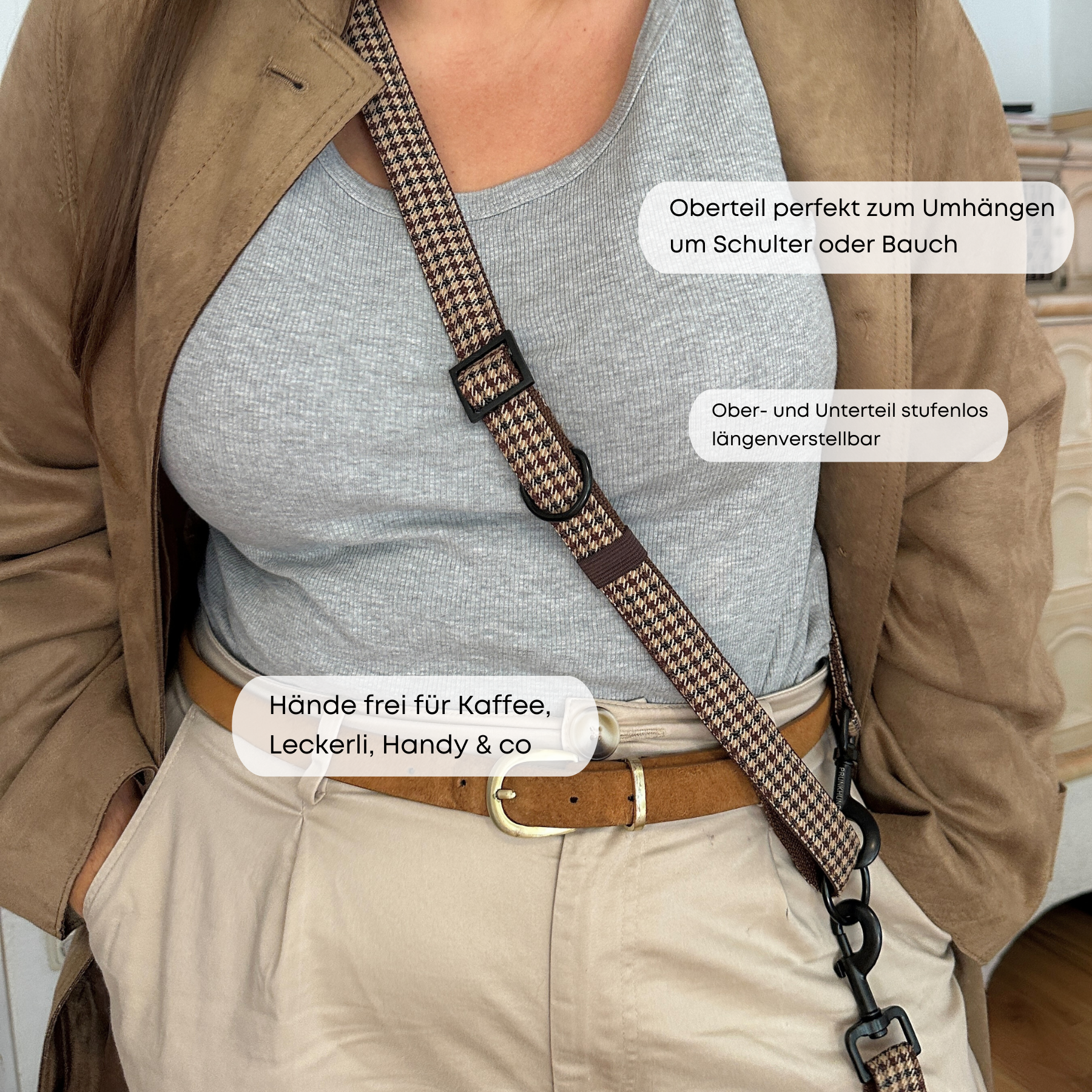 ESSENTIAL Leine TWEED