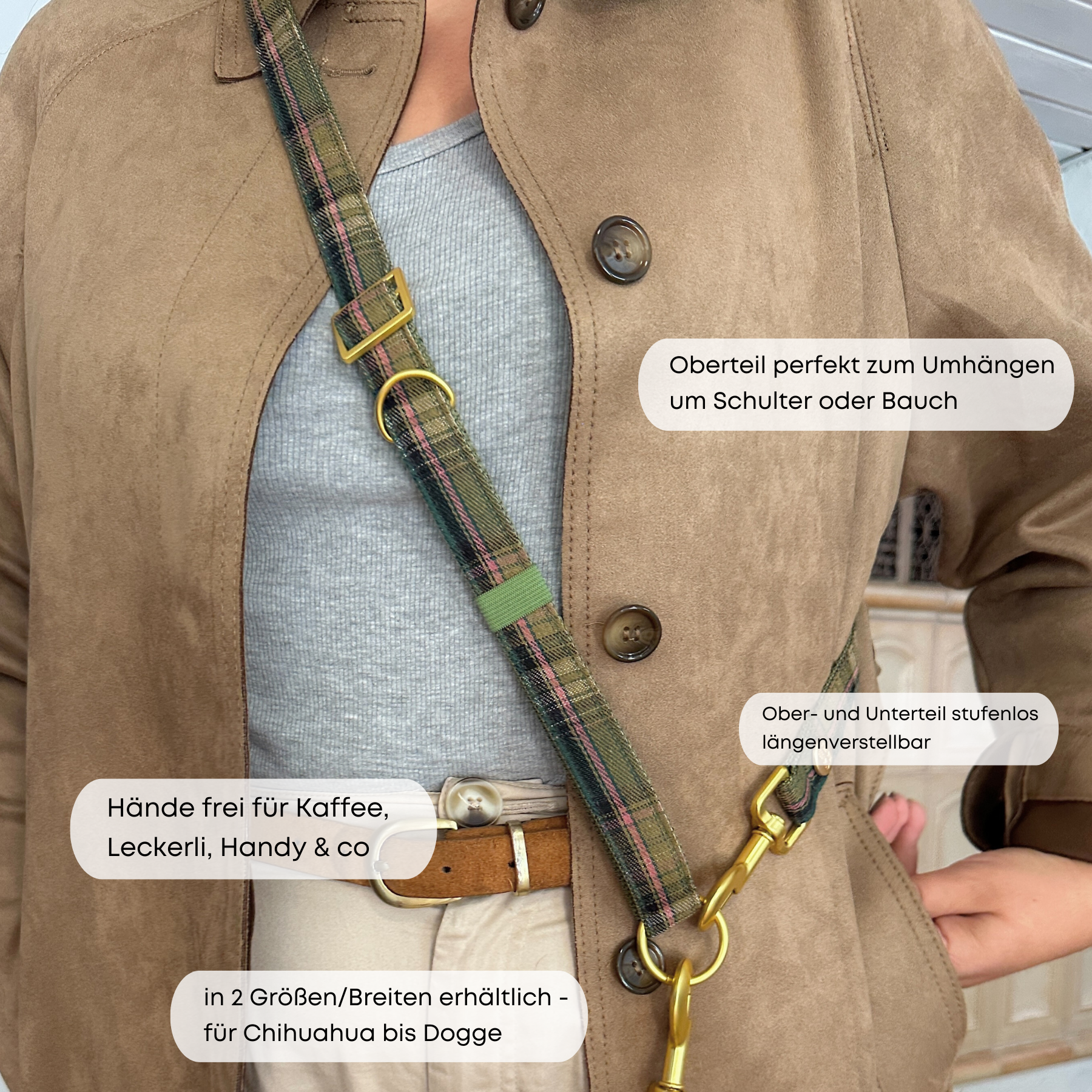 ESSENTIAL Leine TARTAN