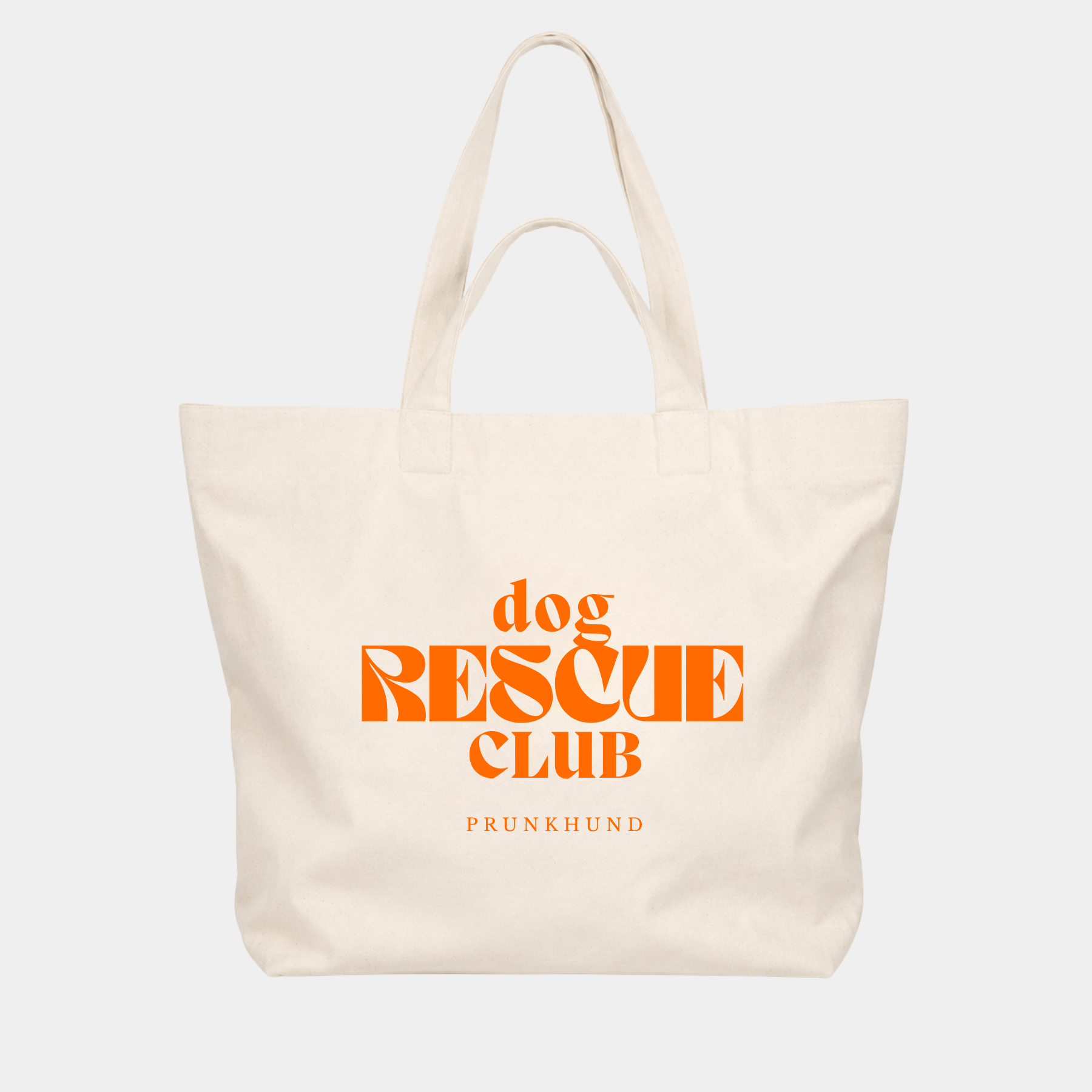Shopper DOG RESCUE CLUB cream