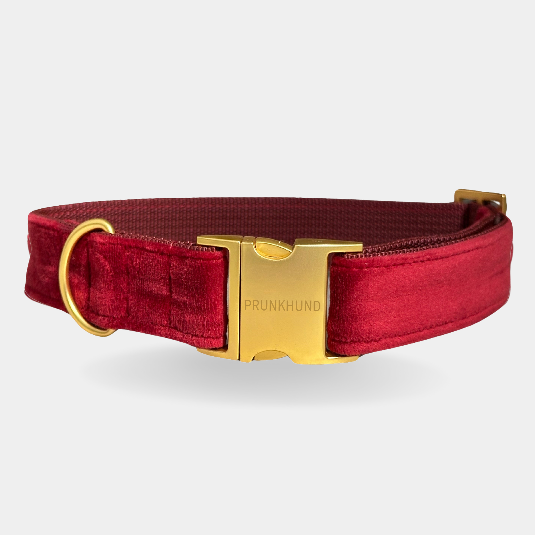 Welpenhalsband Mit Glöckchen & Leine – Nylon, Reflektierend, Pfotenabdruck-Muster, Für Halsumfang 17,5–30,5 Cm, Rot
