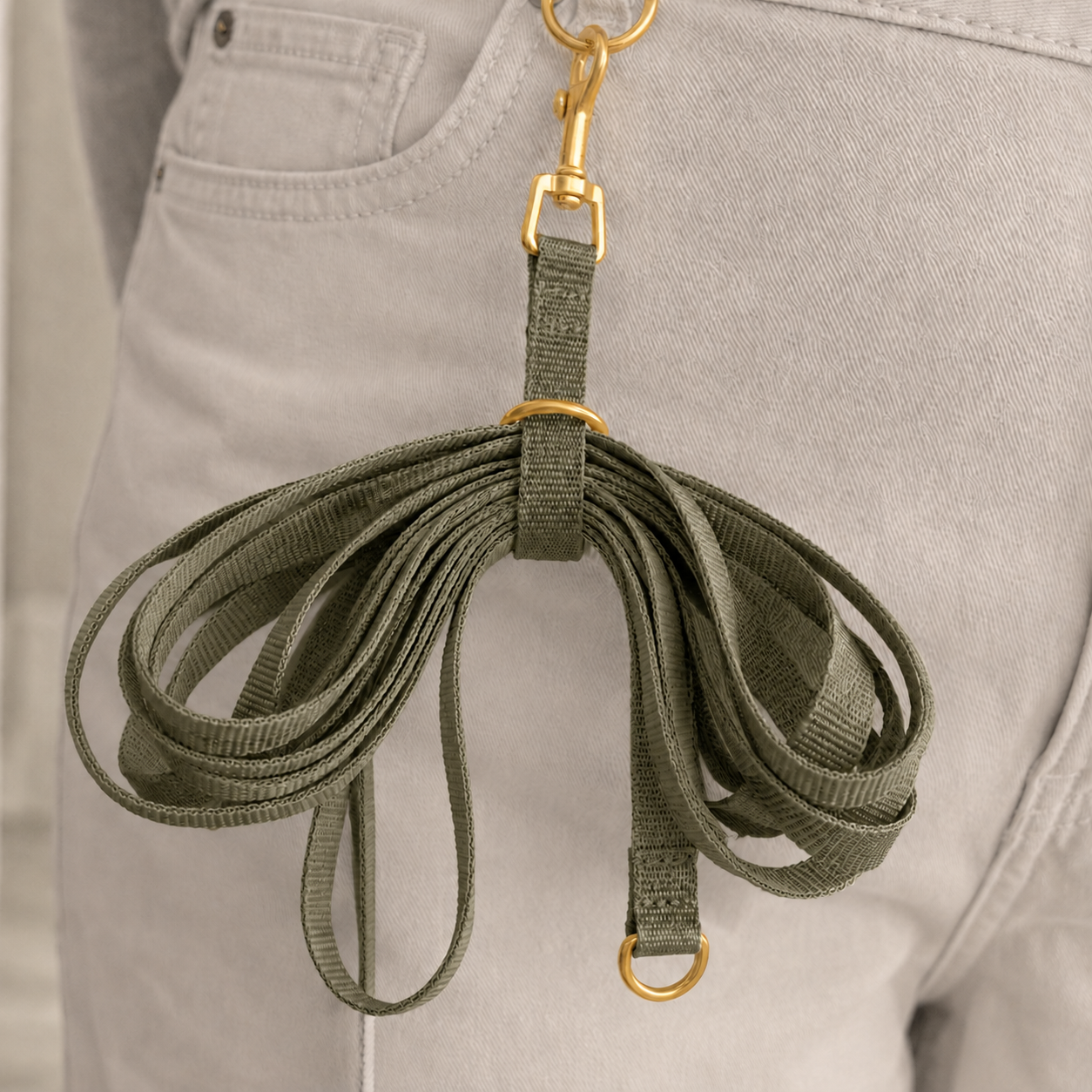 Schleppleinenhalter LOOP olive
