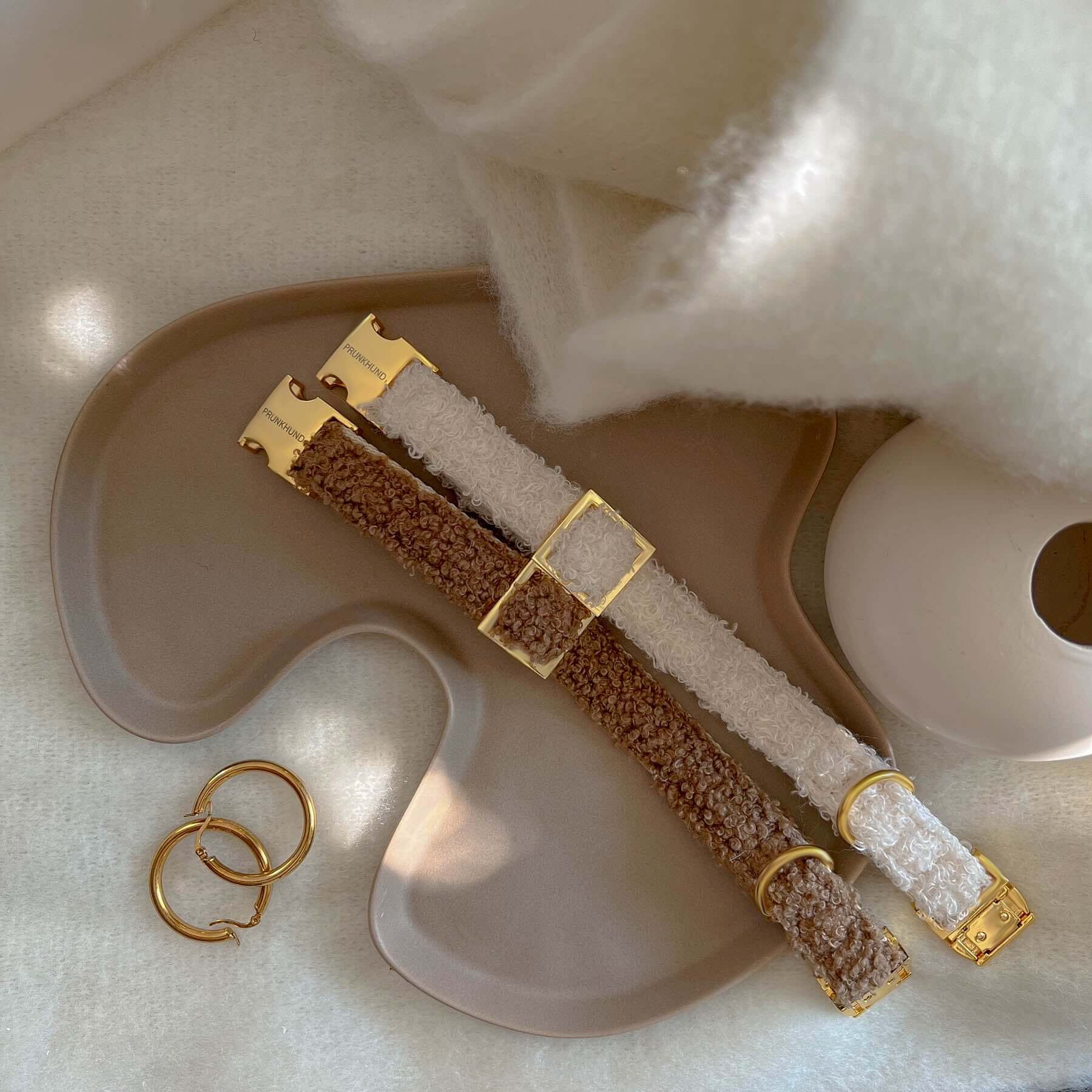 Halsband TEDDY tan