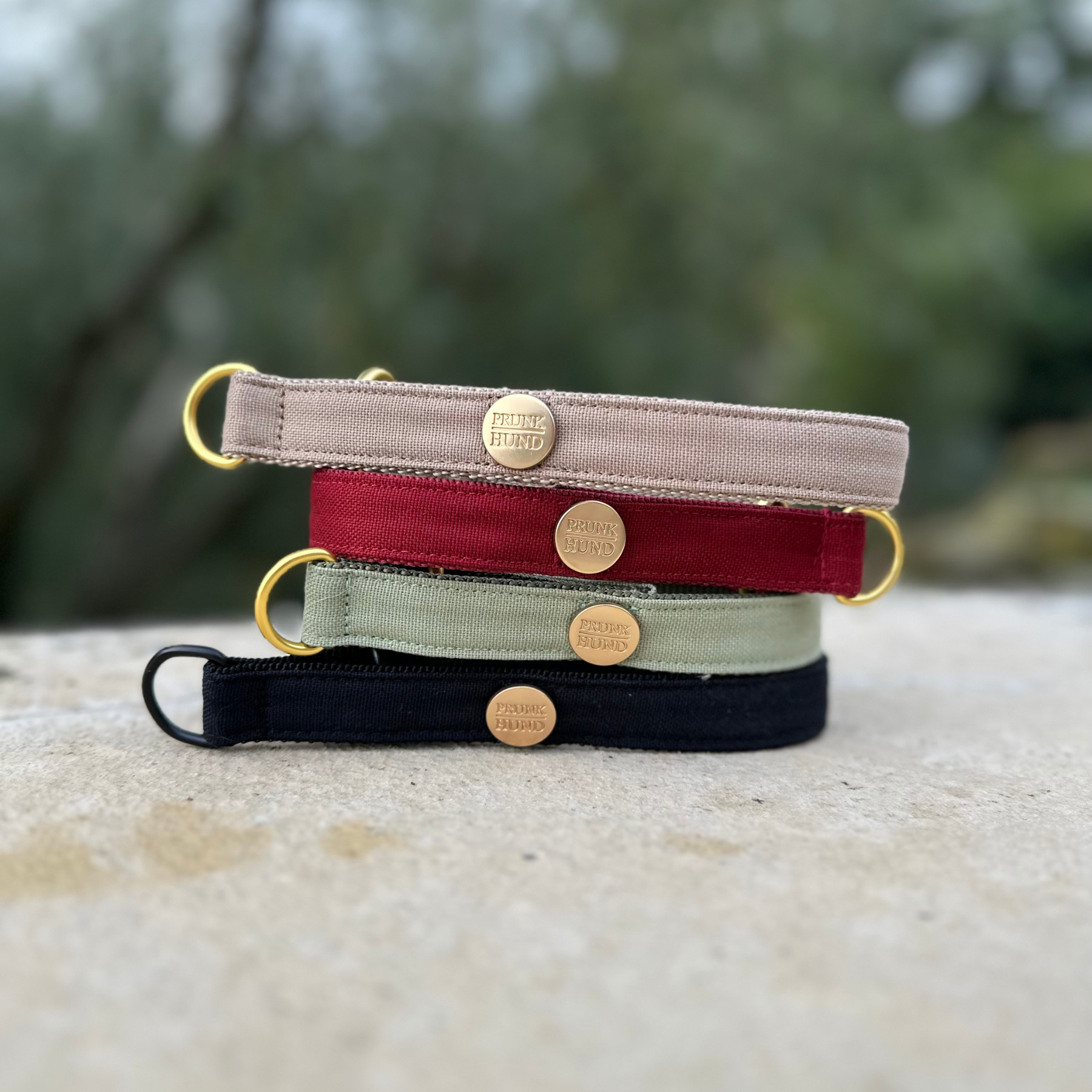Zugstopp Halsband BASIC tan