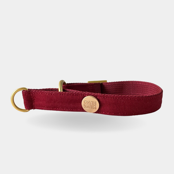 Zugstopp Halsband BASIC wine