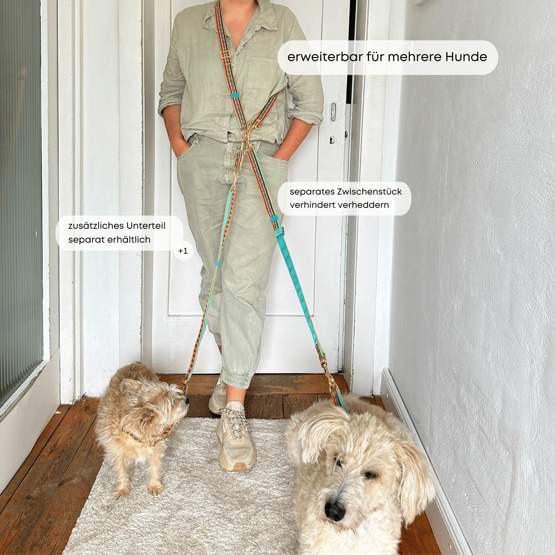 ESSENTIAL additional leash IBIZA yellow