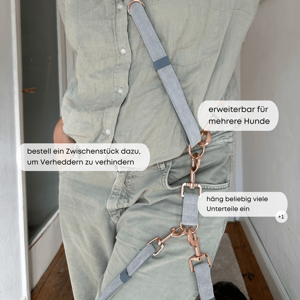 ESSENTIAL additional leash DOVE