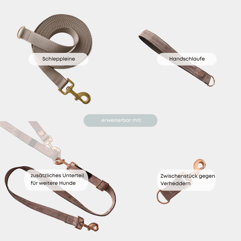 ESSENTIAL leash MOCCA