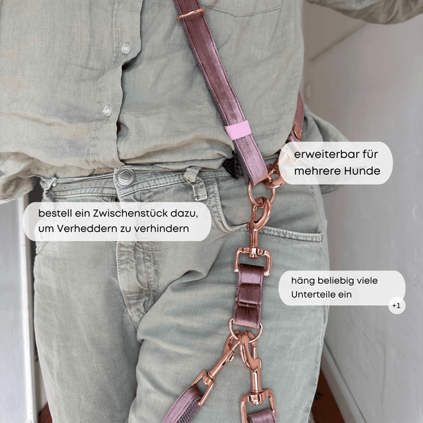 ESSENTIAL additional leash PASTEL POWDER