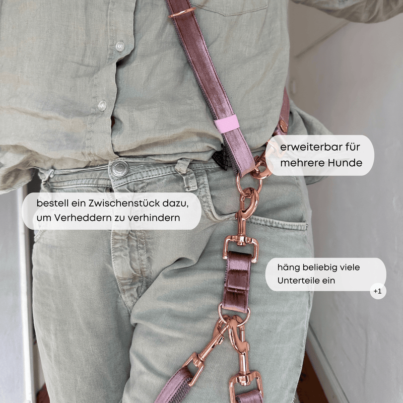 ESSENTIAL additional leash PASTEL POWDER