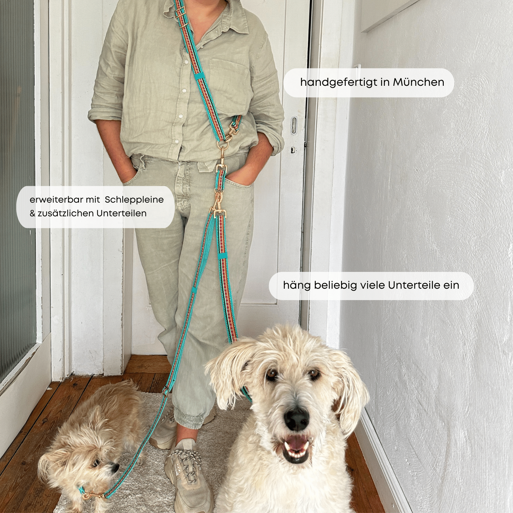 ESSENTIAL leash IBIZA mint