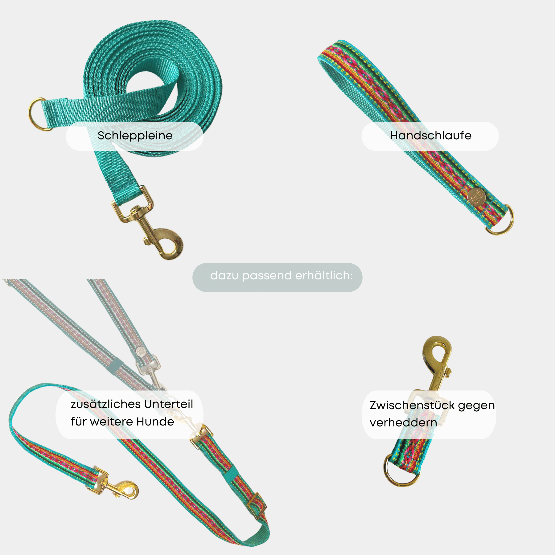 ESSENTIAL leash IBIZA mint
