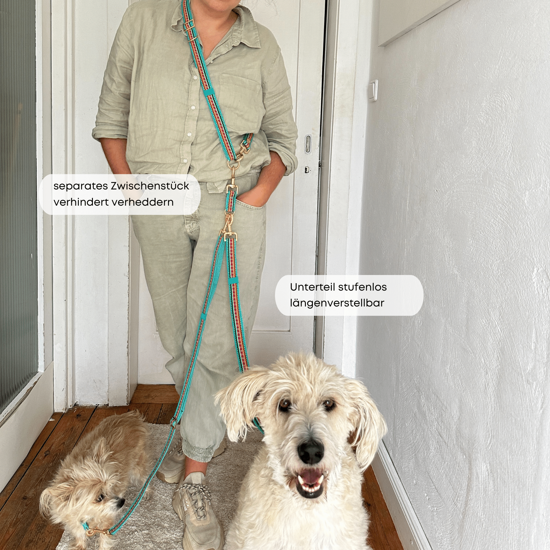 ESSENTIAL additional leash IBIZA mint