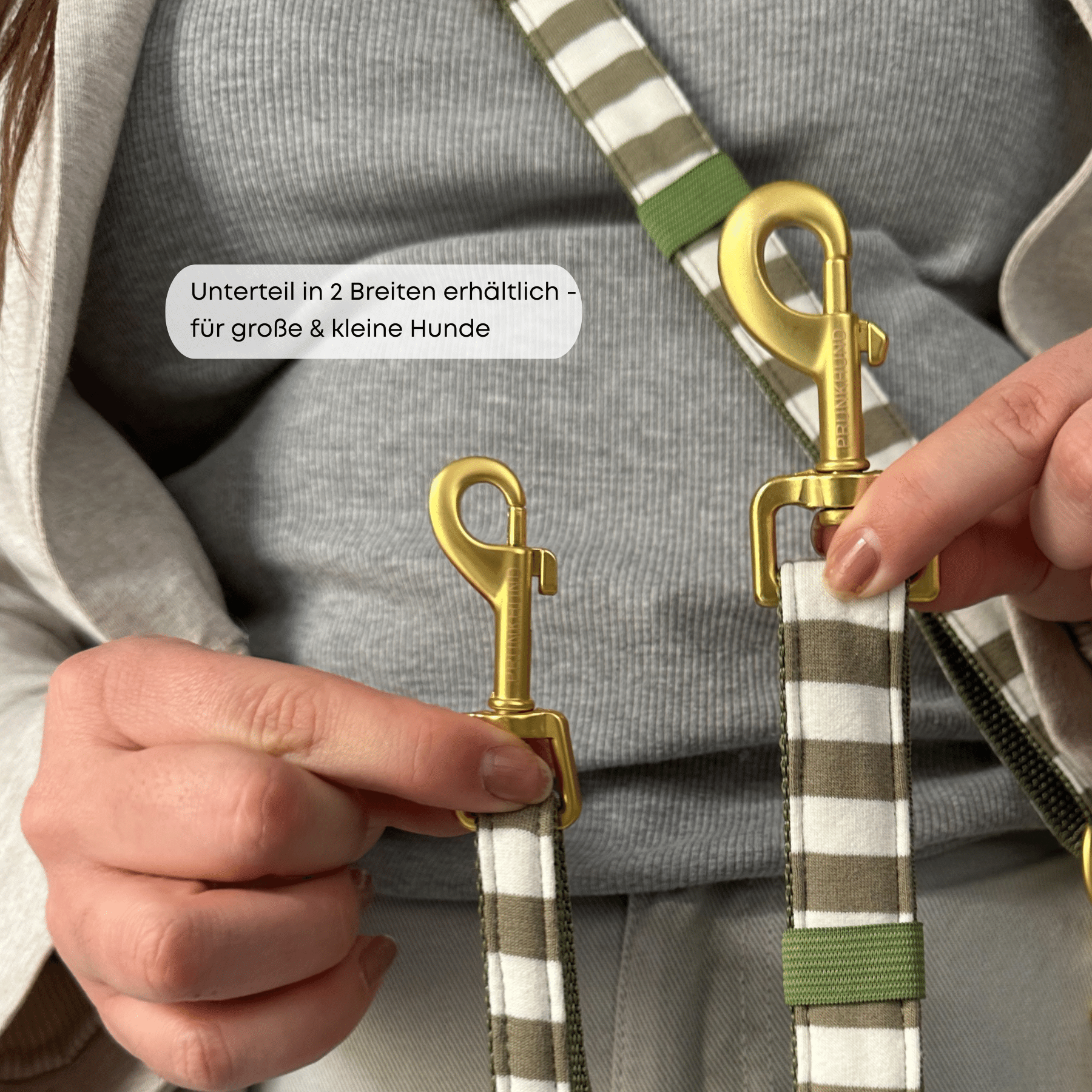 ESSENTIAL leash LIDO olive