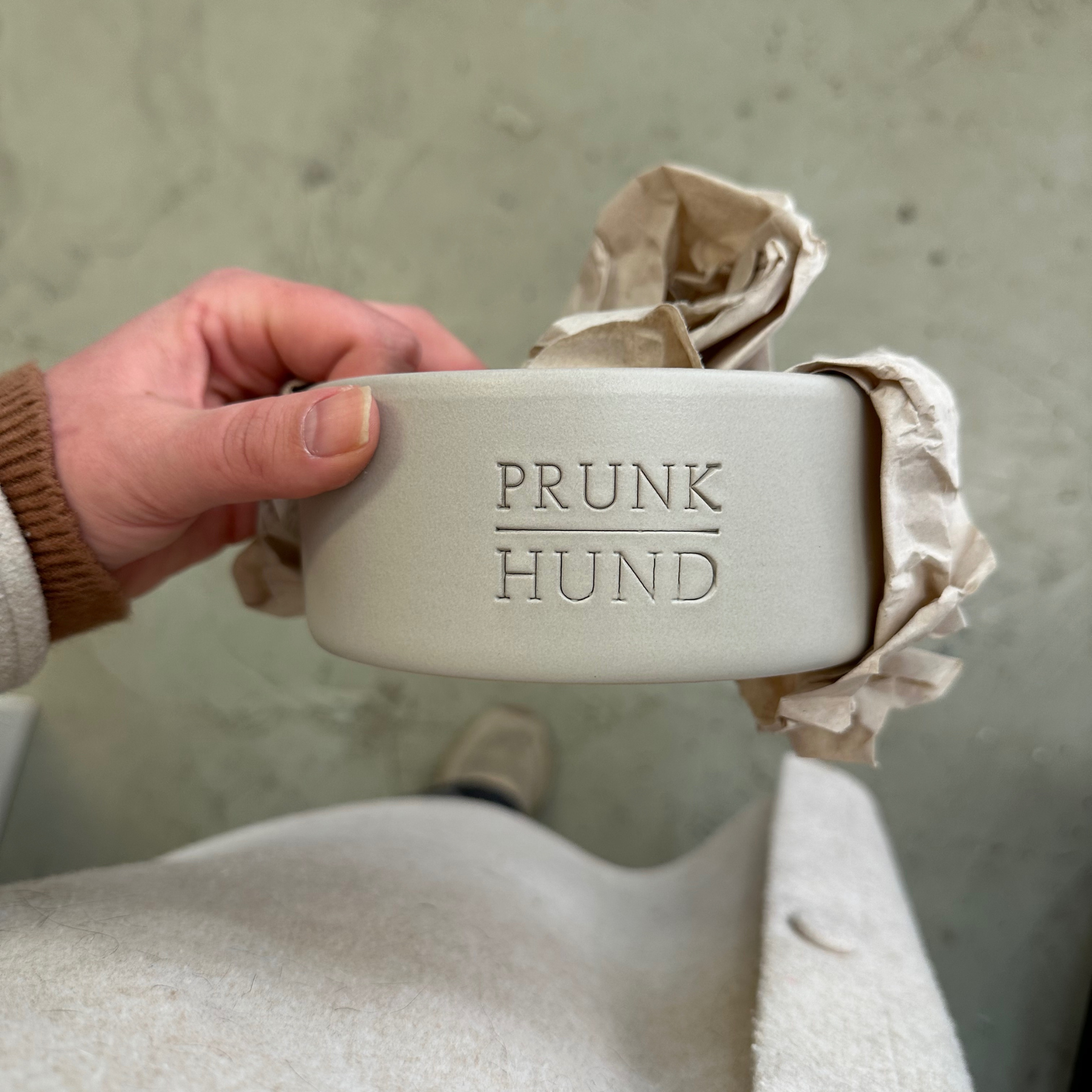 Dog bowl CREAM