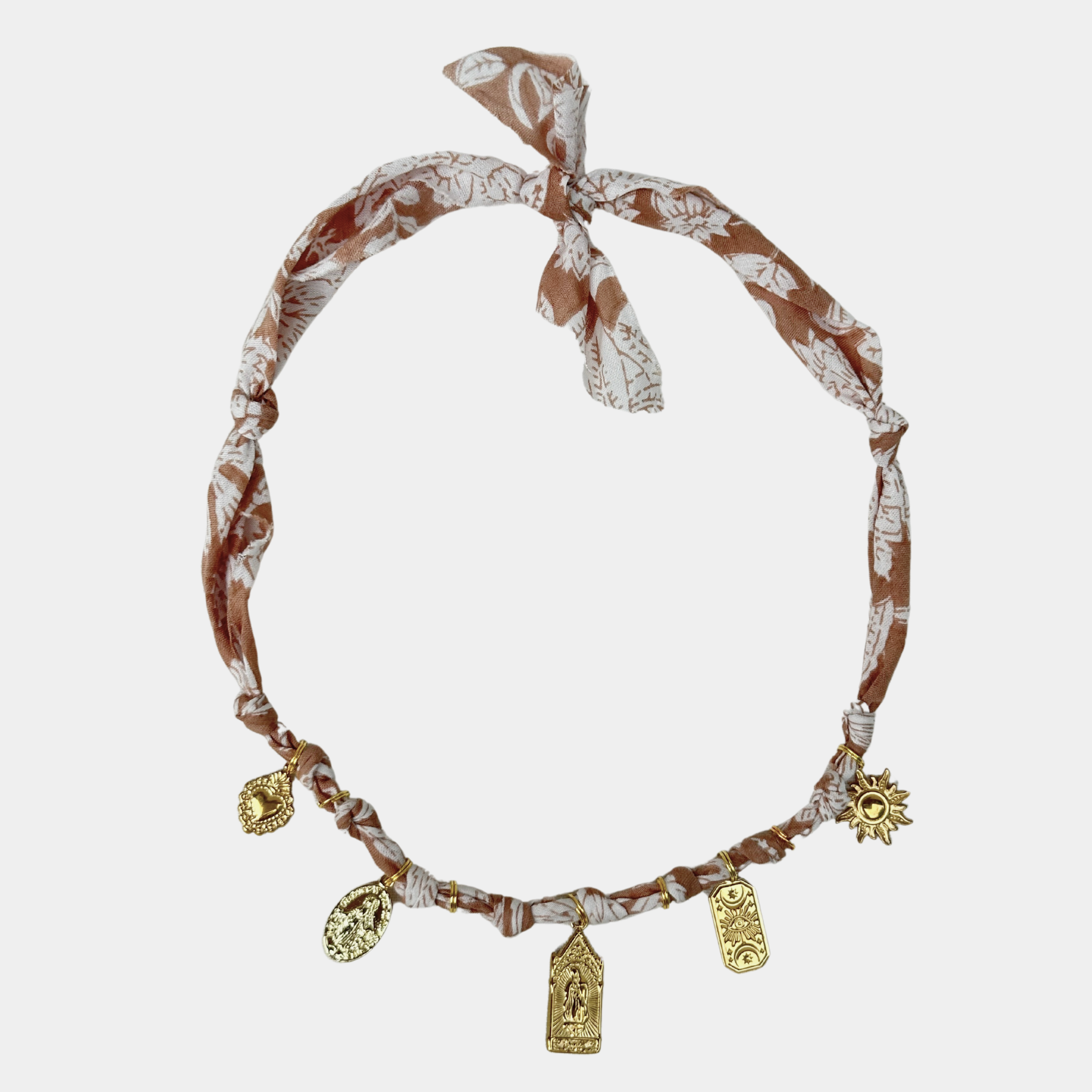 necklace GOA aqua