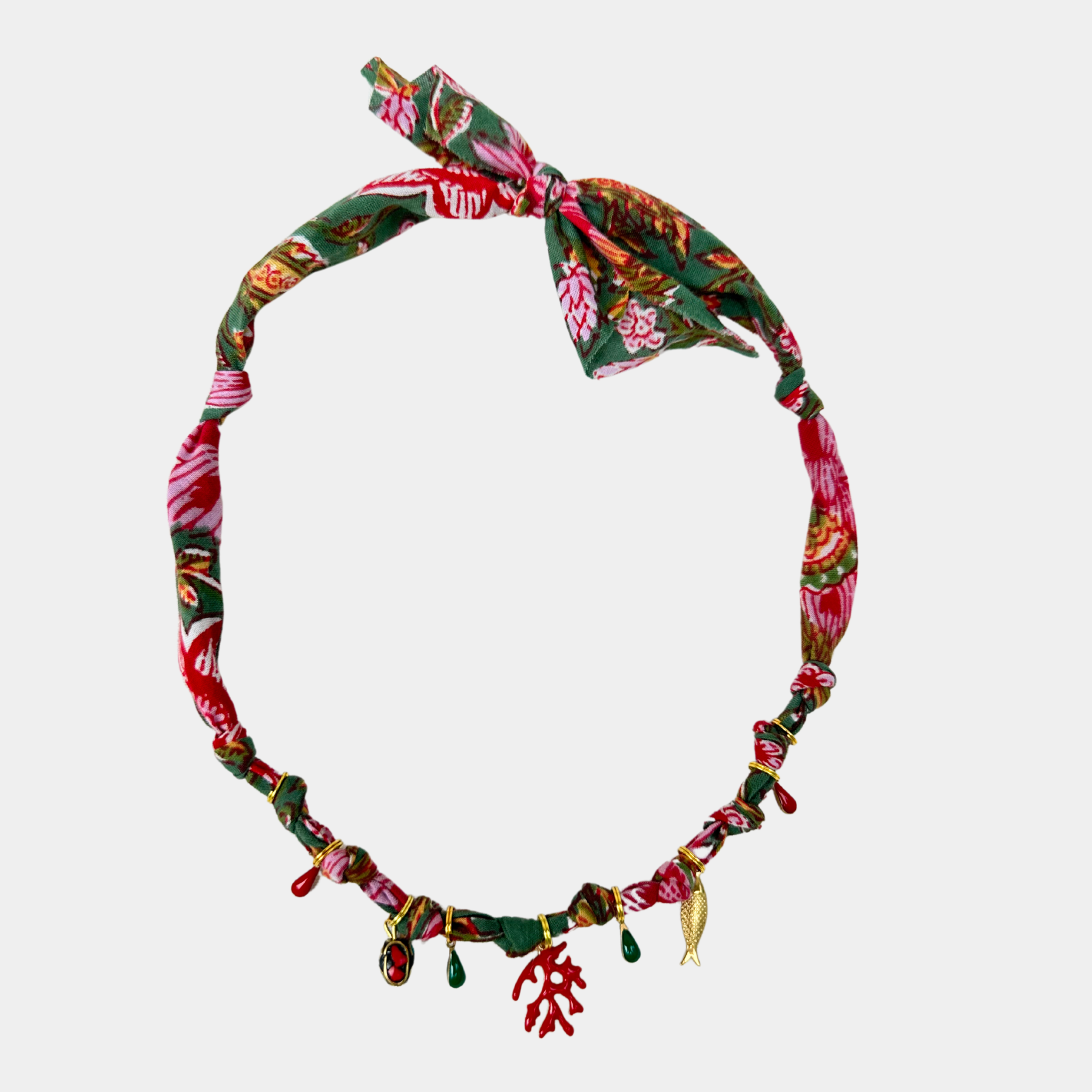 necklace GOA aqua