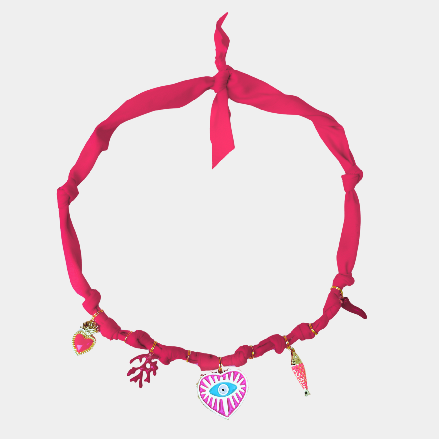 necklace GOA aqua