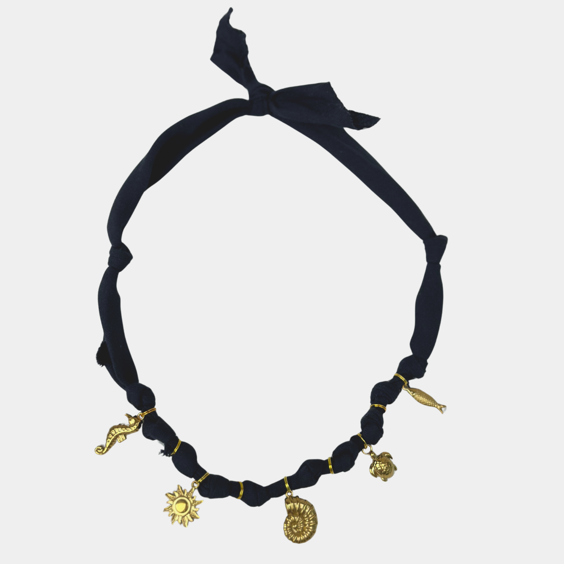 necklace GOA aqua