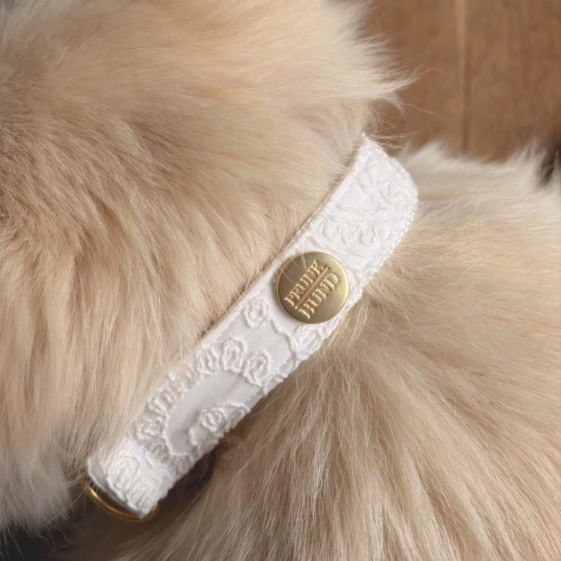 Zugstopp Halsband IVORY