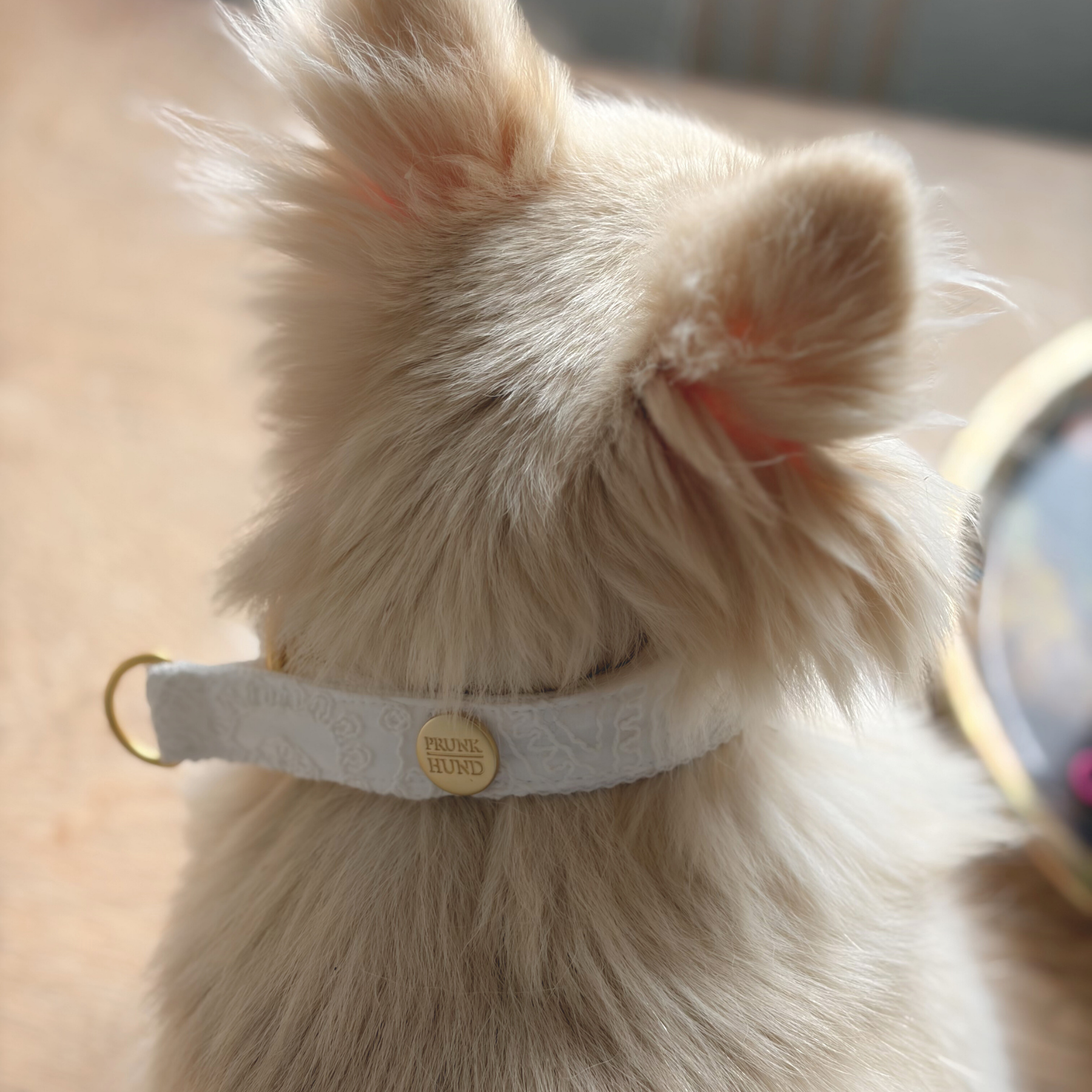 Zugstopp Halsband IVORY