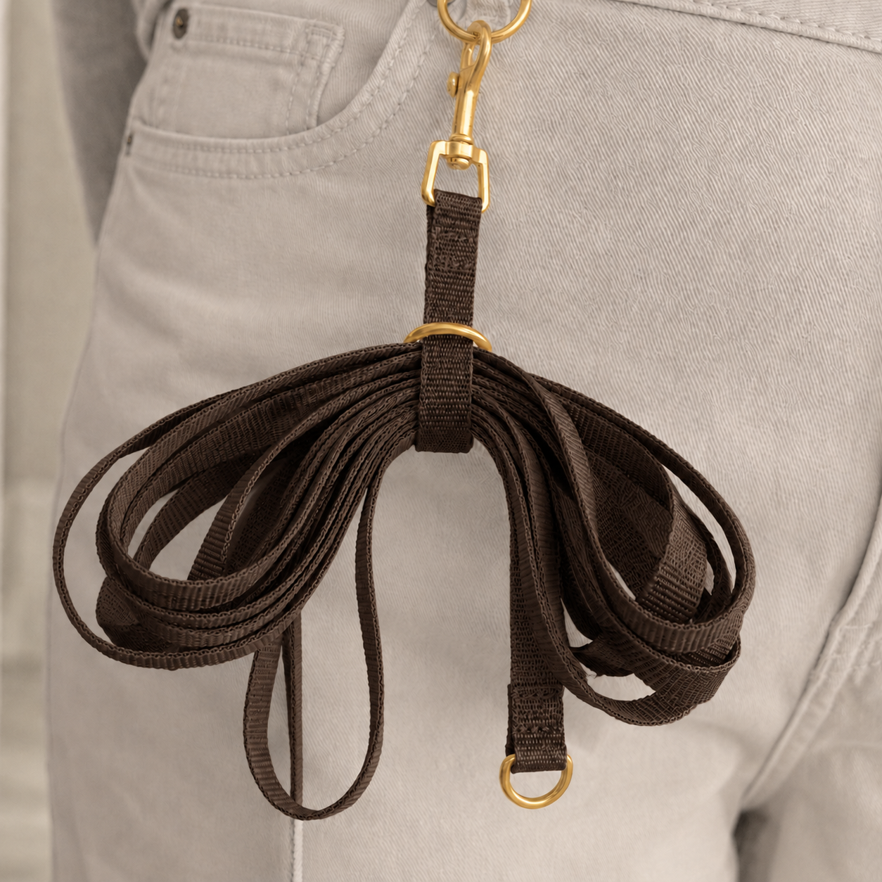 Schleppleinenhalter LOOP mocca
