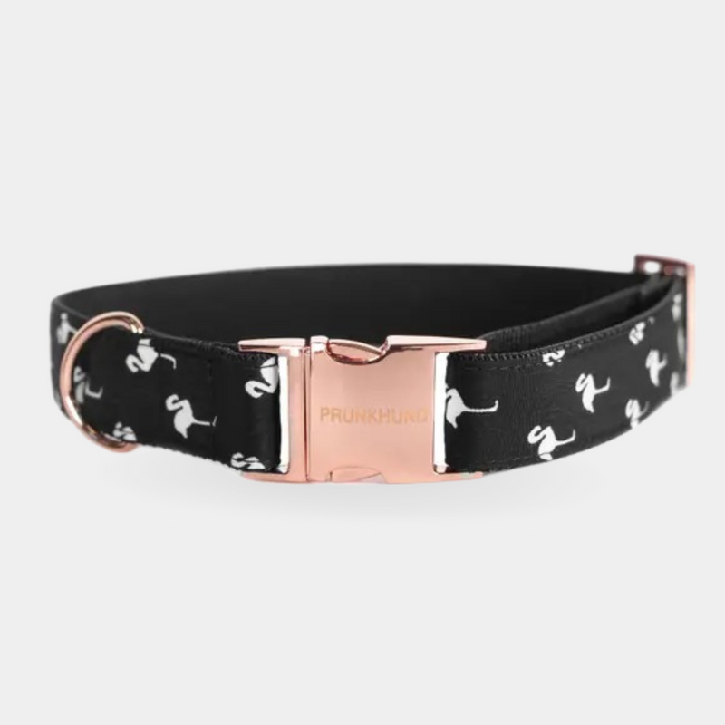 Halsband FLAMINGO black.