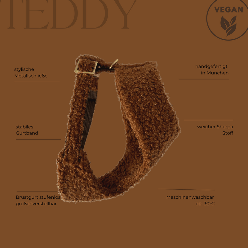 TEDDY caramel soft harness