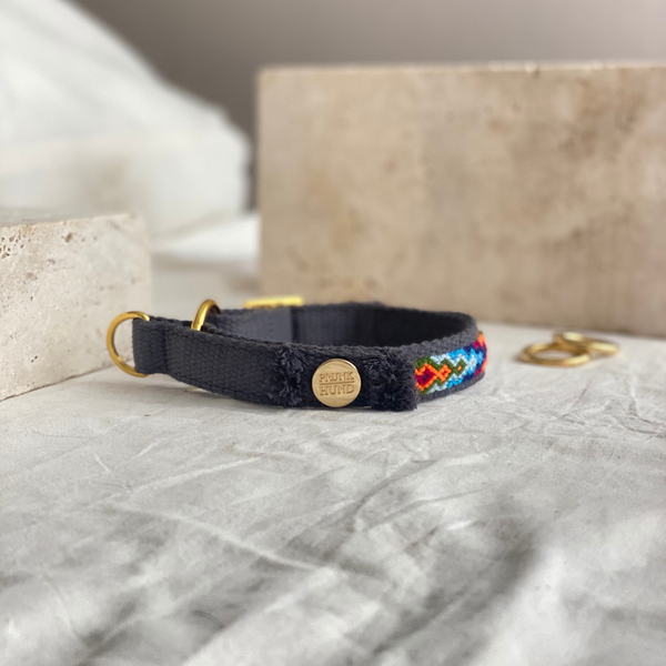 Zugstopp Halsband NOMAD indigo
