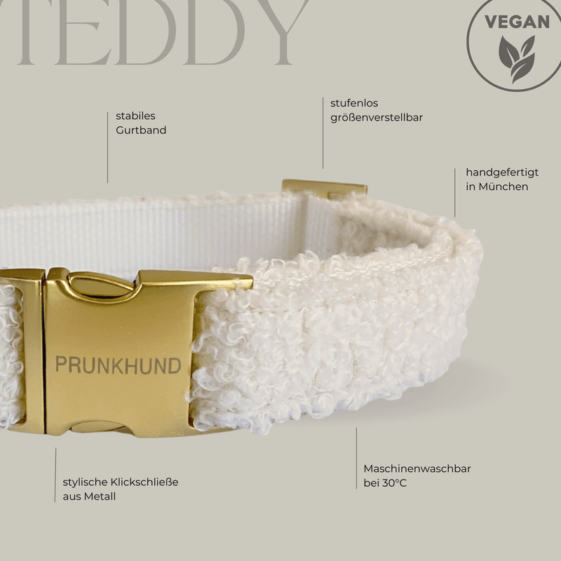 Halsband TEDDY cream