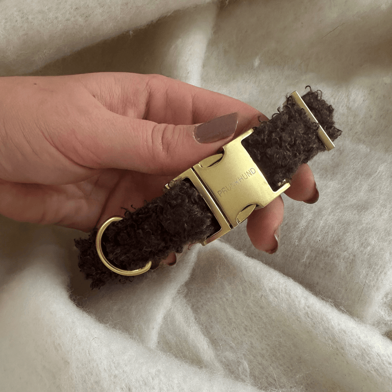 TEDDY mocca collar