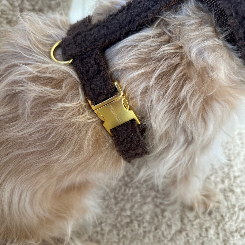 TEDDY mocca dog harness