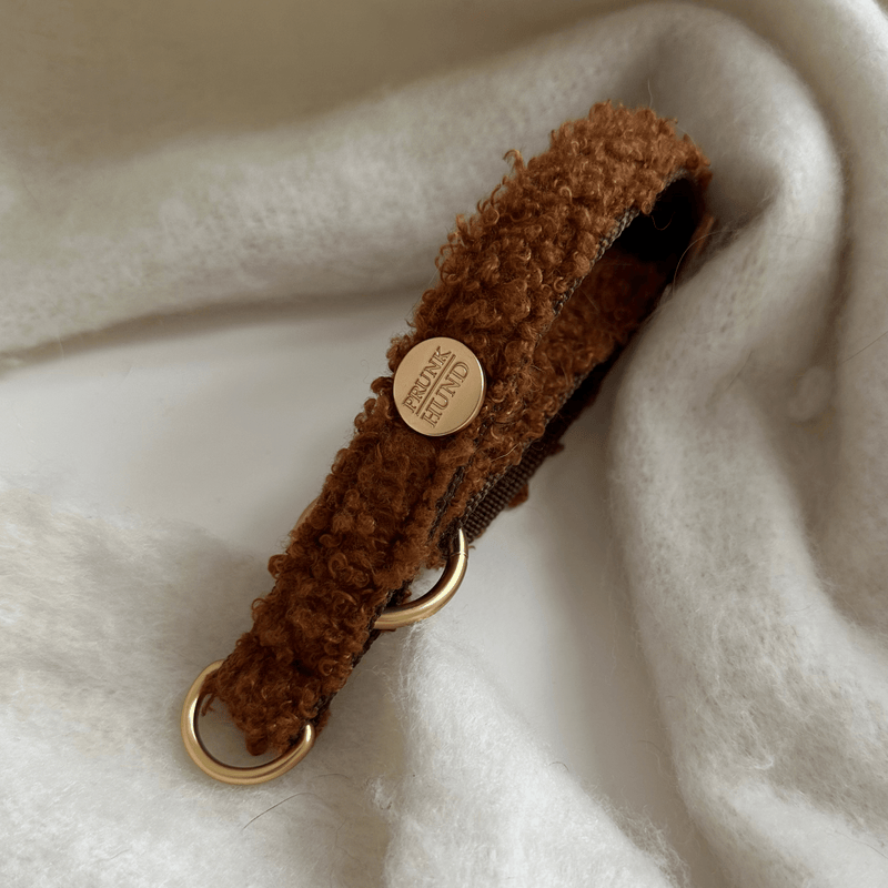 TEDDY tan marginale collar
