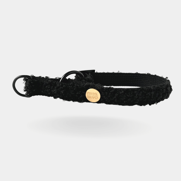 Zugstopp Halsband TEDDY black