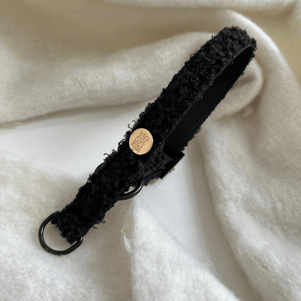 Zugstopp Halsband TEDDY black