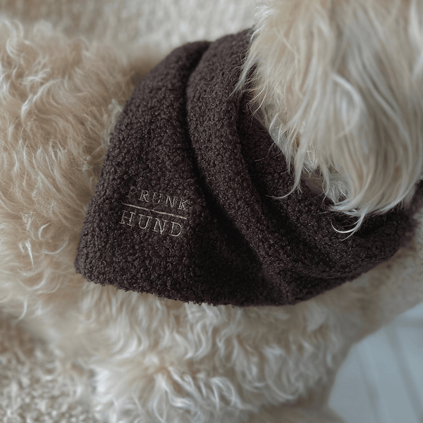 Hundehalstuch TEDDY mocca