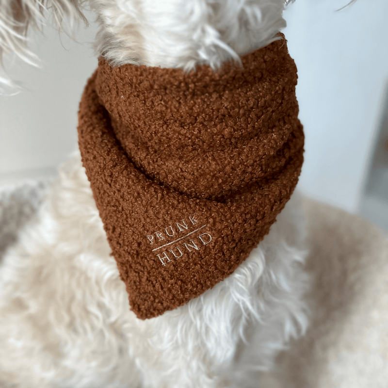 Dog bandana TEDDY caramel