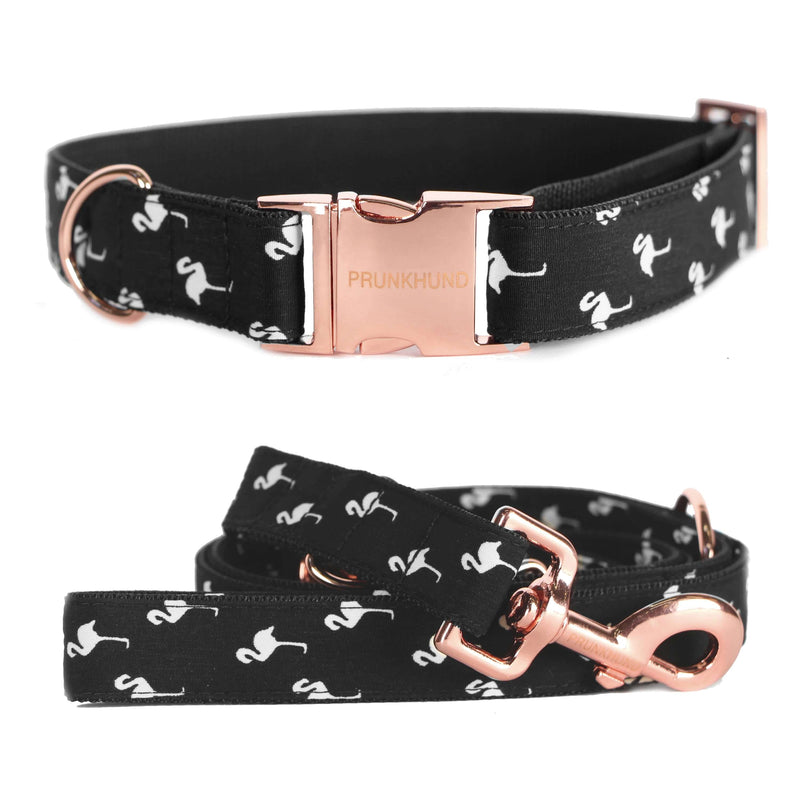 Halsband FLAMINGO black.