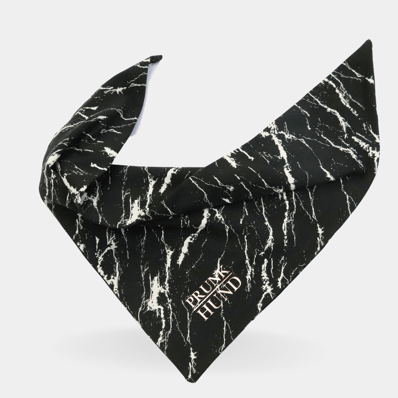 Hundehalstuch MARBLE BLACK