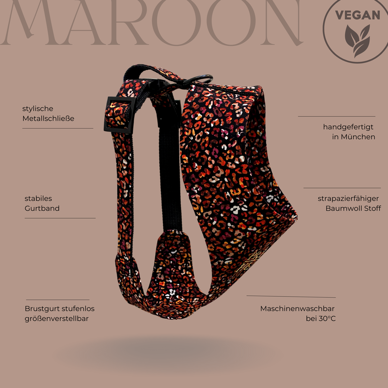 Soft harness MAROON